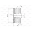 Poulie roue libre, alternateur VALEO 588069 - Visuel 2