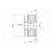 Poulie roue libre, alternateur VALEO 588073 - Visuel 2