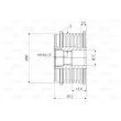 Poulie roue libre, alternateur VALEO 588077 - Visuel 2