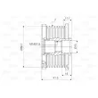 Poulie roue libre, alternateur VALEO 588082 - Visuel 2