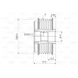 Poulie roue libre, alternateur VALEO 588094 - Visuel 2