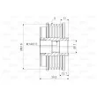 Poulie roue libre, alternateur VALEO 588098 - Visuel 2