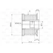 Poulie roue libre, alternateur VALEO 588101 - Visuel 2