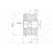 Poulie roue libre, alternateur VALEO 588103 - Visuel 2