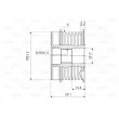Poulie roue libre, alternateur VALEO 588106 - Visuel 2