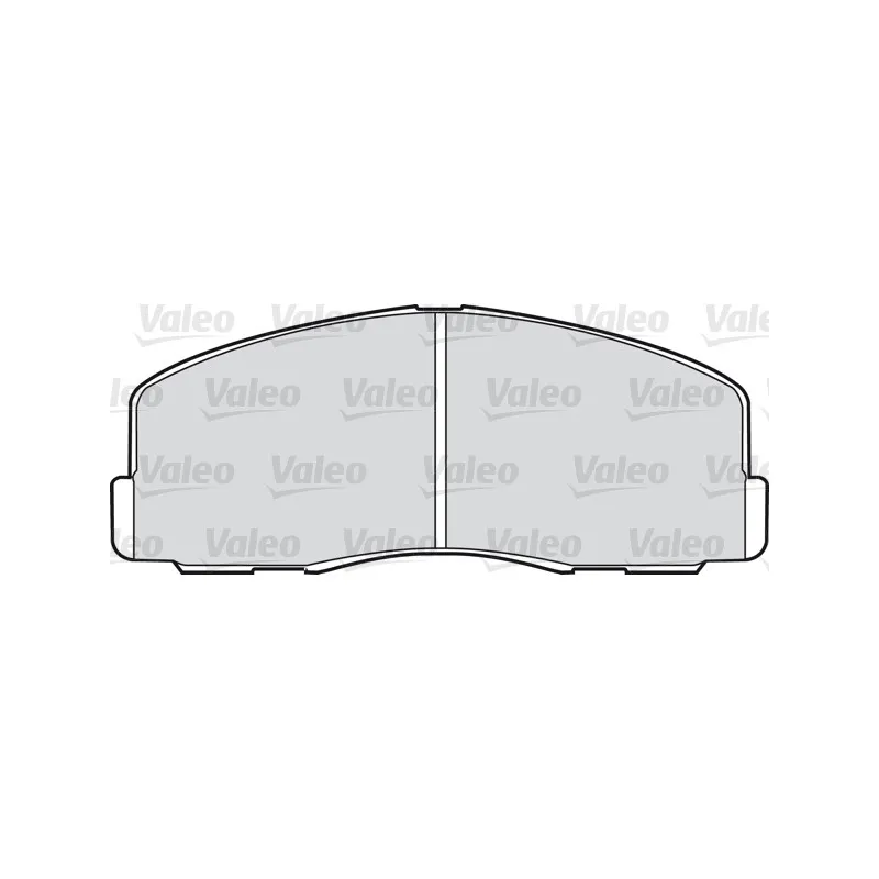Jeu de 4 plaquettes de frein avant VALEO 598220