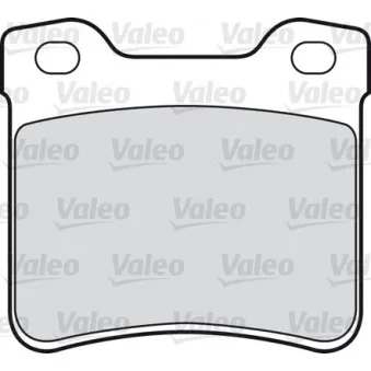 Jeu de 4 plaquettes de frein arrière VALEO 598469