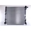 Radiateur, refroidissement du moteur NISSENS 606098 - Visuel 1