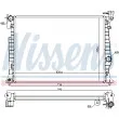 Radiateur, refroidissement du moteur NISSENS 606954 - Visuel 2