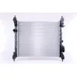 Radiateur, refroidissement du moteur NISSENS 61679 - Visuel 1