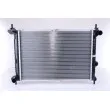 Radiateur, refroidissement du moteur NISSENS 63291A - Visuel 1