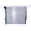 Radiateur, refroidissement du moteur NISSENS 646803 - Visuel 1