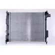 Radiateur, refroidissement du moteur NISSENS 666204 - Visuel 1