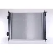 Radiateur, refroidissement du moteur NISSENS 66791 - Visuel 2