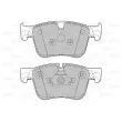 Jeu de 4 plaquettes de frein avant VALEO 601397 - Visuel 1