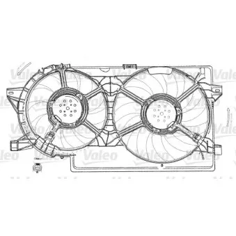 Ventilateur, refroidissement du moteur VALEO 696012