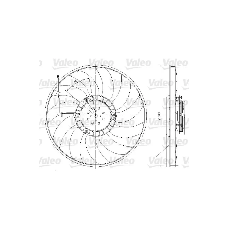 Ventilateur, refroidissement du moteur VALEO 696017