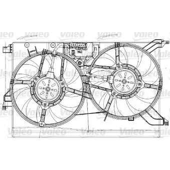 Ventilateur, refroidissement du moteur VALEO 696020