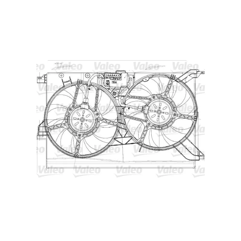 Ventilateur, refroidissement du moteur VALEO 696023