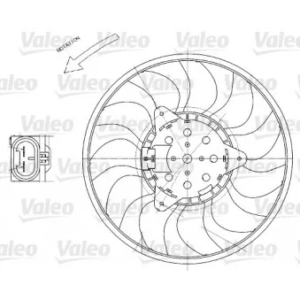 Ventilateur, refroidissement du moteur VALEO 696029