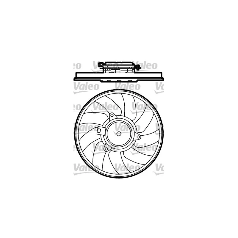 Ventilateur, refroidissement du moteur VALEO 696030