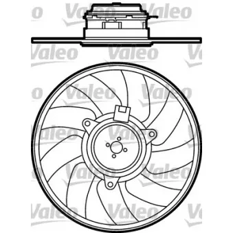 Ventilateur, refroidissement du moteur VALEO 696079