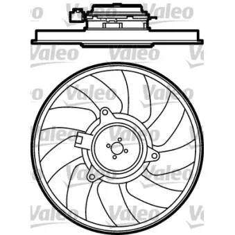 Ventilateur, refroidissement du moteur VALEO 696080