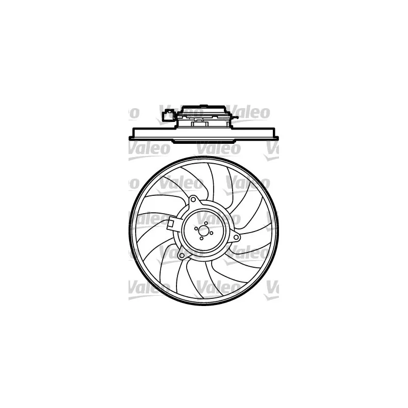 Ventilateur, refroidissement du moteur VALEO 696080