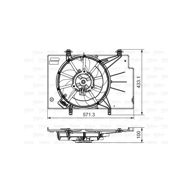 Ventilateur, refroidissement du moteur VALEO 696346