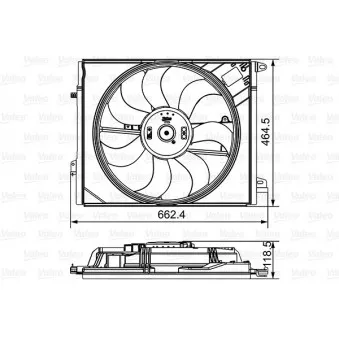 Ventilateur, refroidissement du moteur VALEO