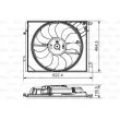 Ventilateur, refroidissement du moteur VALEO 696882 - Visuel 1
