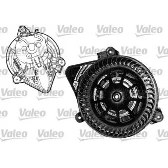 Pulseur d'air habitacle VALEO 698045