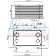 Radiateur d'huile NISSENS 90634 - Visuel 2