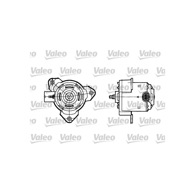 Moteur électrique, ventilateur pour radiateurs VALEO 698302