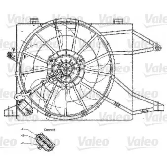 Ventilateur, refroidissement du moteur VALEO 698344