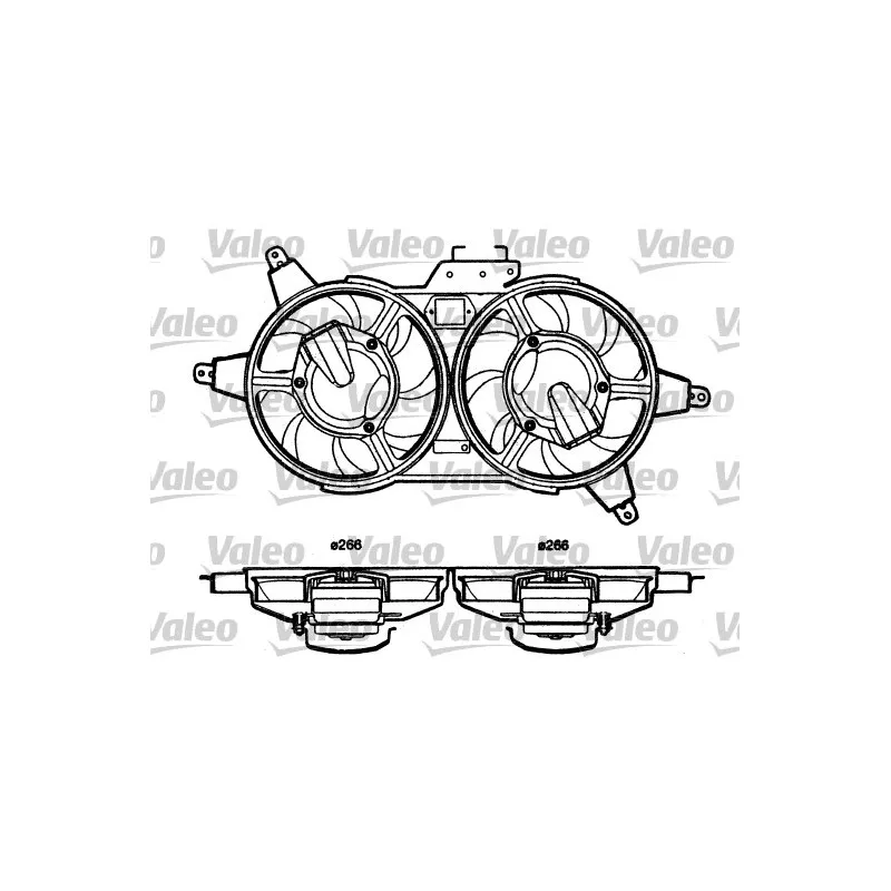Ventilateur, refroidissement du moteur VALEO 698362