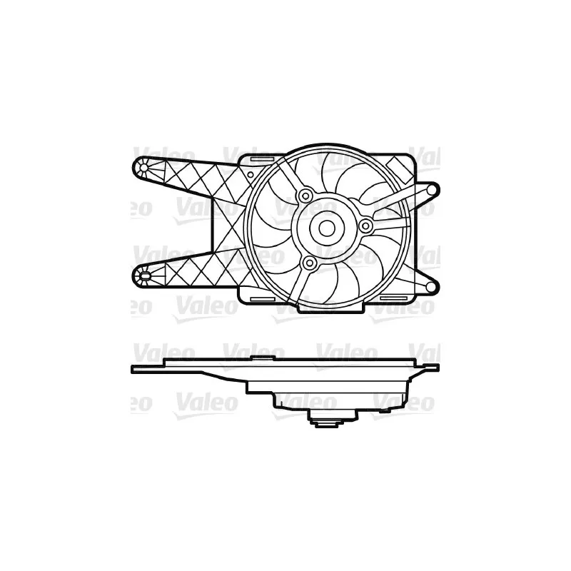 Ventilateur, refroidissement du moteur VALEO 698562