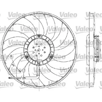Ventilateur, refroidissement du moteur VALEO 698609