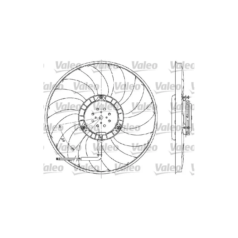 Ventilateur, refroidissement du moteur VALEO 698609