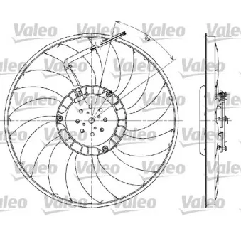 Ventilateur, refroidissement du moteur VALEO 698610