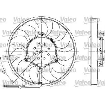 Ventilateur, refroidissement du moteur VALEO 698612