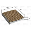 Filtre, air de l'habitacle VALEO 701027 - Visuel 1
