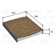 Filtre, air de l'habitacle VALEO 701029 - Visuel 1