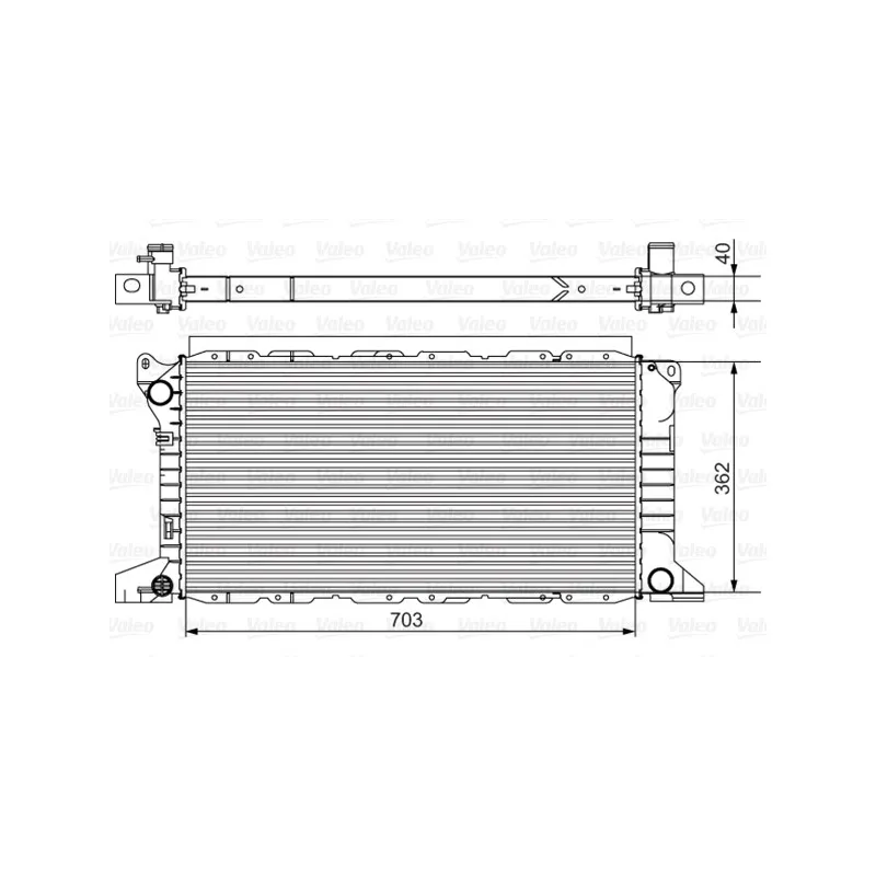 Radiateur, refroidissement du moteur VALEO 701525