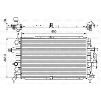 Radiateur, refroidissement du moteur VALEO 701533