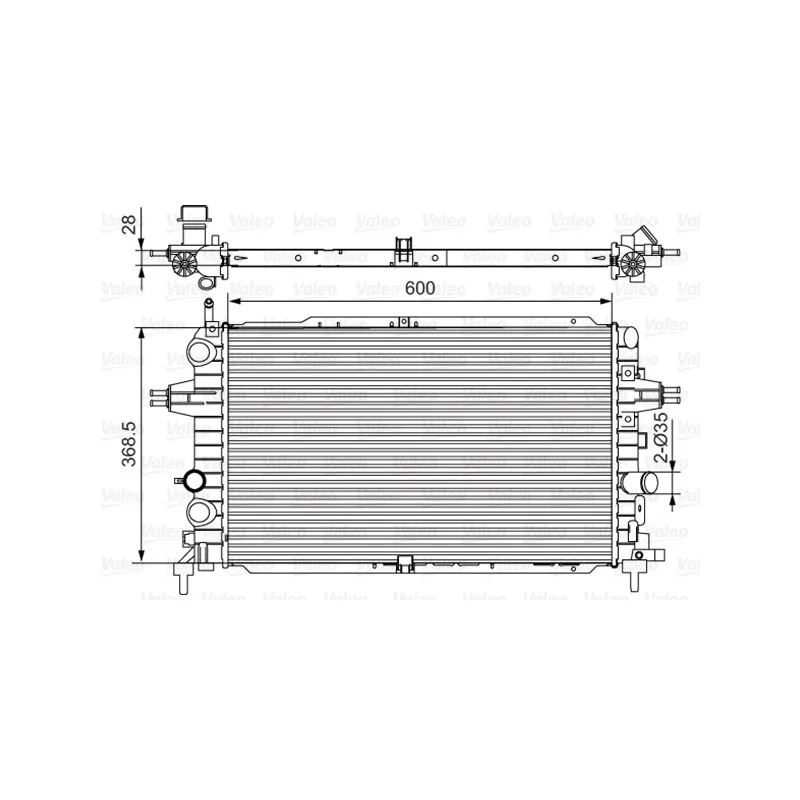 Radiateur, refroidissement du moteur VALEO 701533