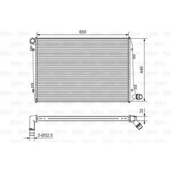 Radiateur, refroidissement du moteur VALEO 701534