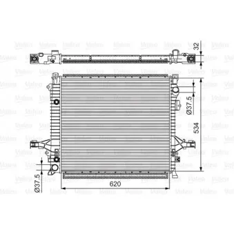 Radiateur, refroidissement du moteur VALEO 701539