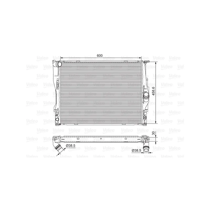 Radiateur, refroidissement du moteur VALEO 701542