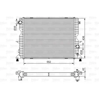 Radiateur, refroidissement du moteur VALEO